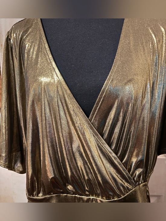 torrid Tops - Torrid NWT  18-20 2x Metallic tunic style top